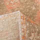 3x12 Pumpink Orange Classic Vintage Runner Rug, 90x353Cm SK 20811