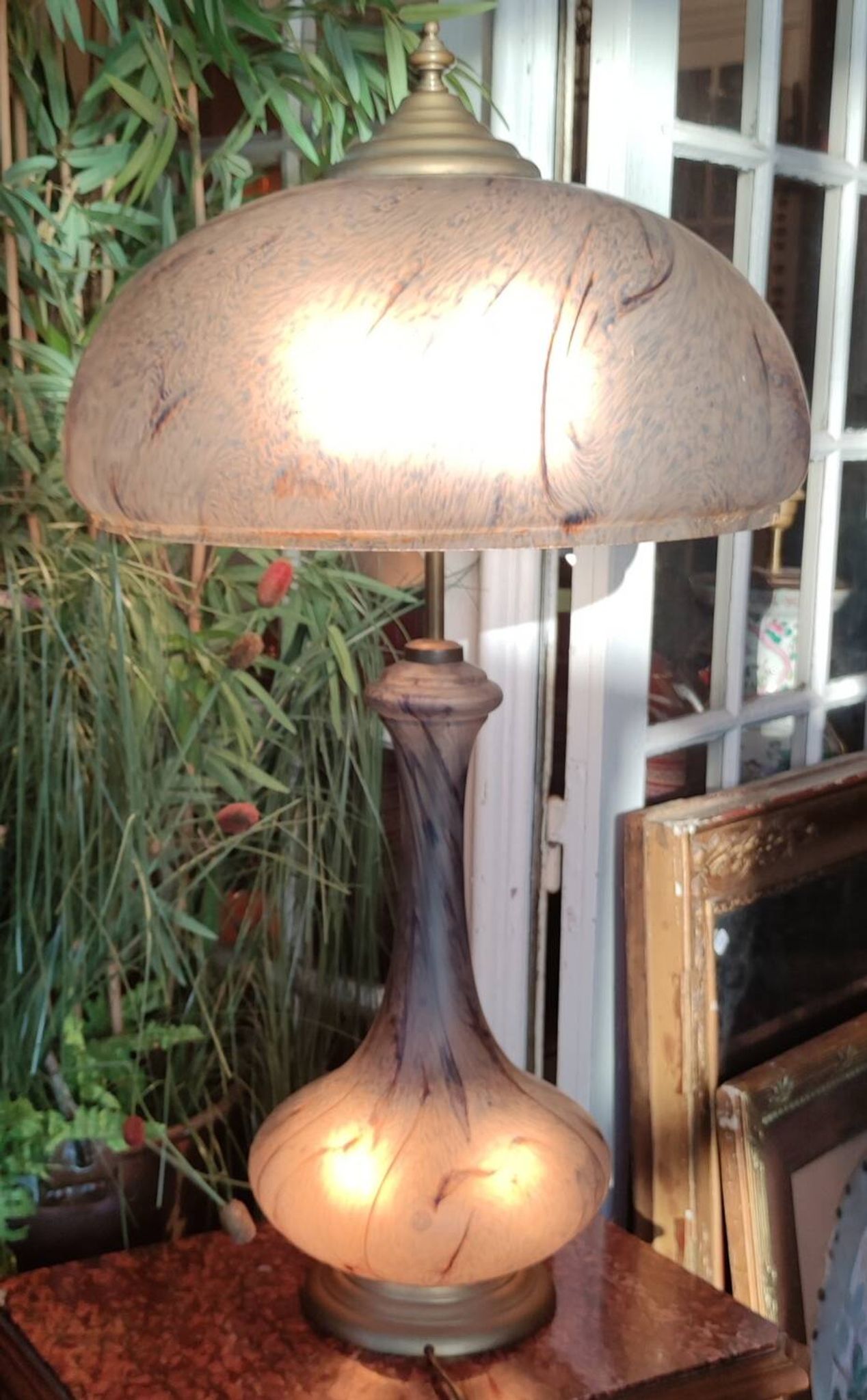 Large table lamp verrerie de vianne for suberville