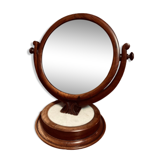 Miroir de table coiffeuse barbier