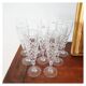Set of 9 Luminarc Champagne flutes