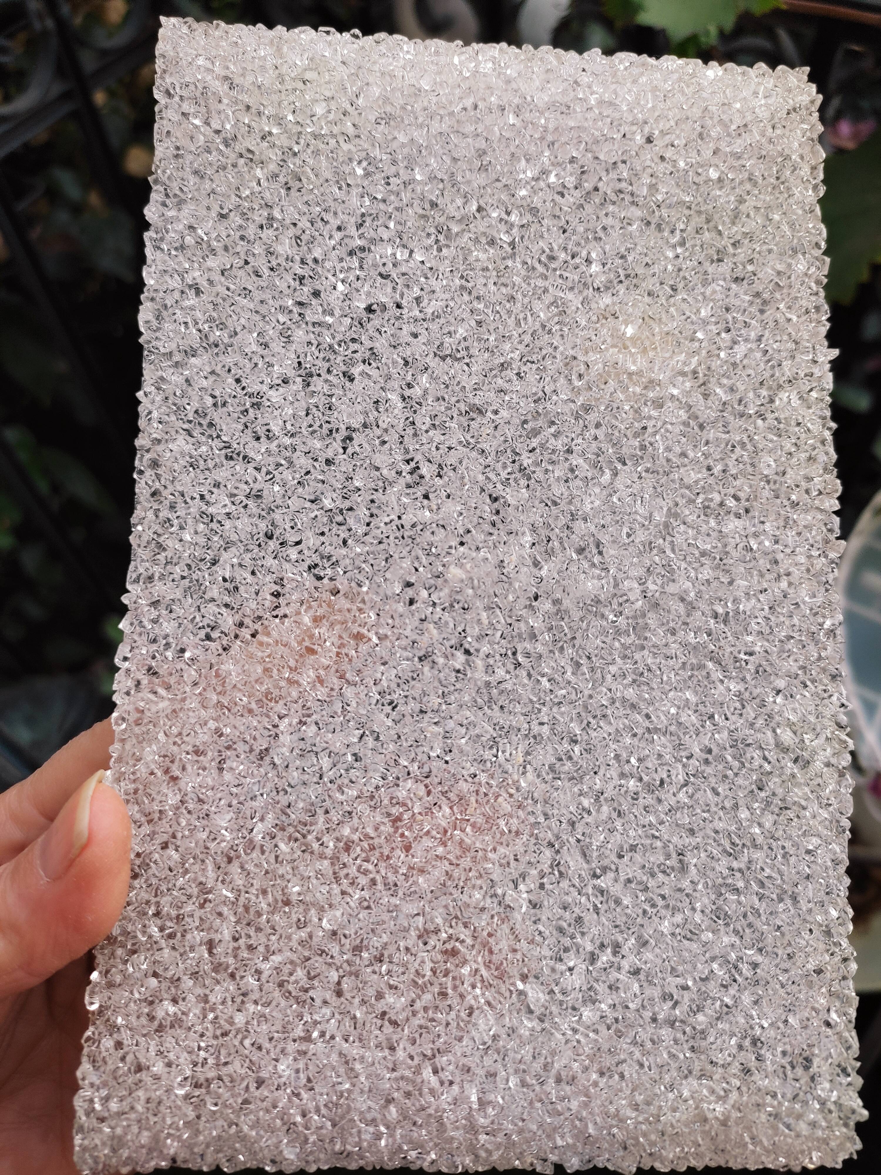 Modernist wall lamp perspex