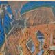 Piet Koenen, Modern Surrealist Composition, Silkscreen & Mixed Media, 1990s