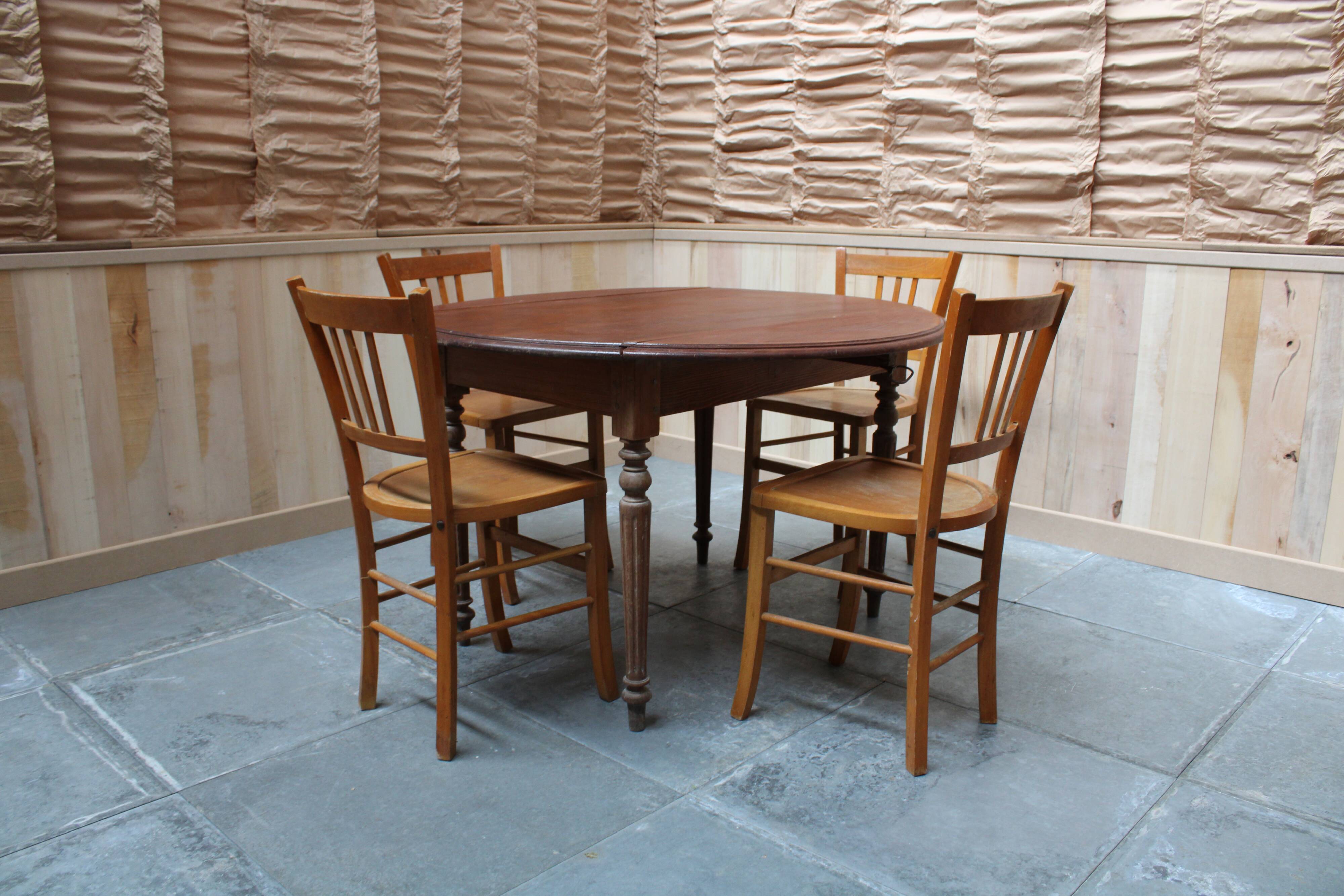 4 vintage bistro chairs