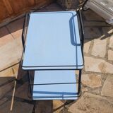 Serving trolley in vintage formica