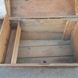 Former bulging privateer's trunk in 18th century fir