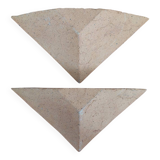 Designer earthenware wall lights