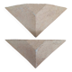 Designer earthenware wall lights