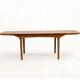 Table de repas design scandinave teck vintage 1960