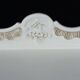 Old Louis XV Style Bedside Table in White and Gold