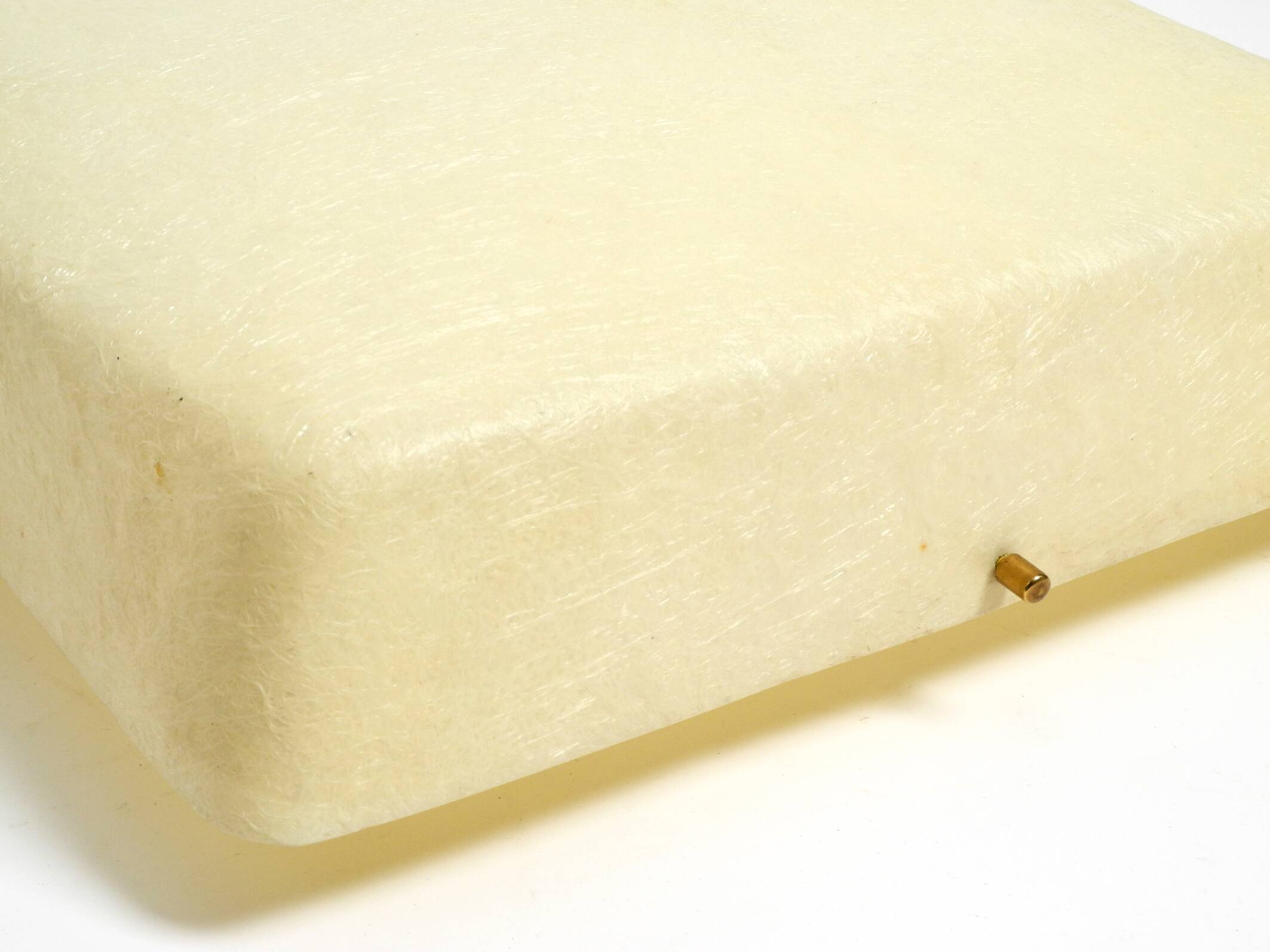Beautiful Mid Century Modern square fiberglass ceiling or wall lamp