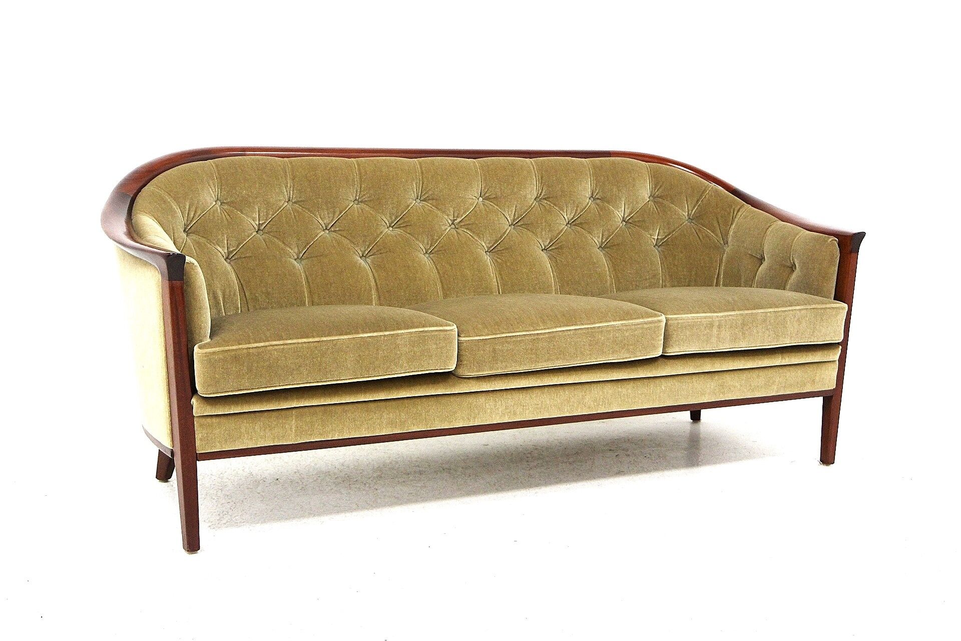 Velvet sofa, Bröderna Anderssons, Industrier i Ekenässjön ABs, Sweden, 1960