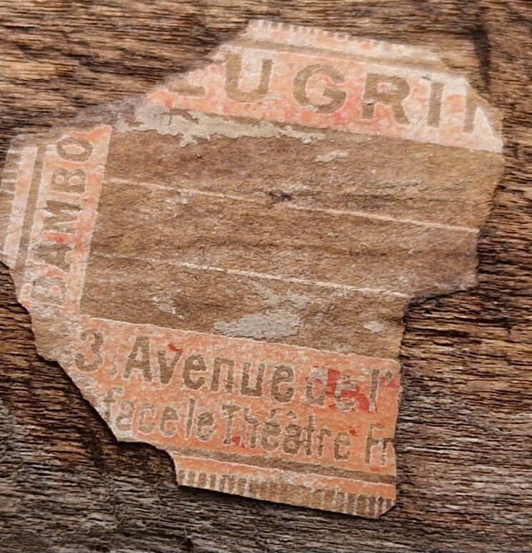 Side table bamboo late XIX style Perret & Vibert