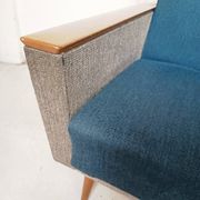 Paire de fauteuils bicolores, 1960