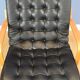 Finn Ostergaard mid century retro condo chair black leather armchair
