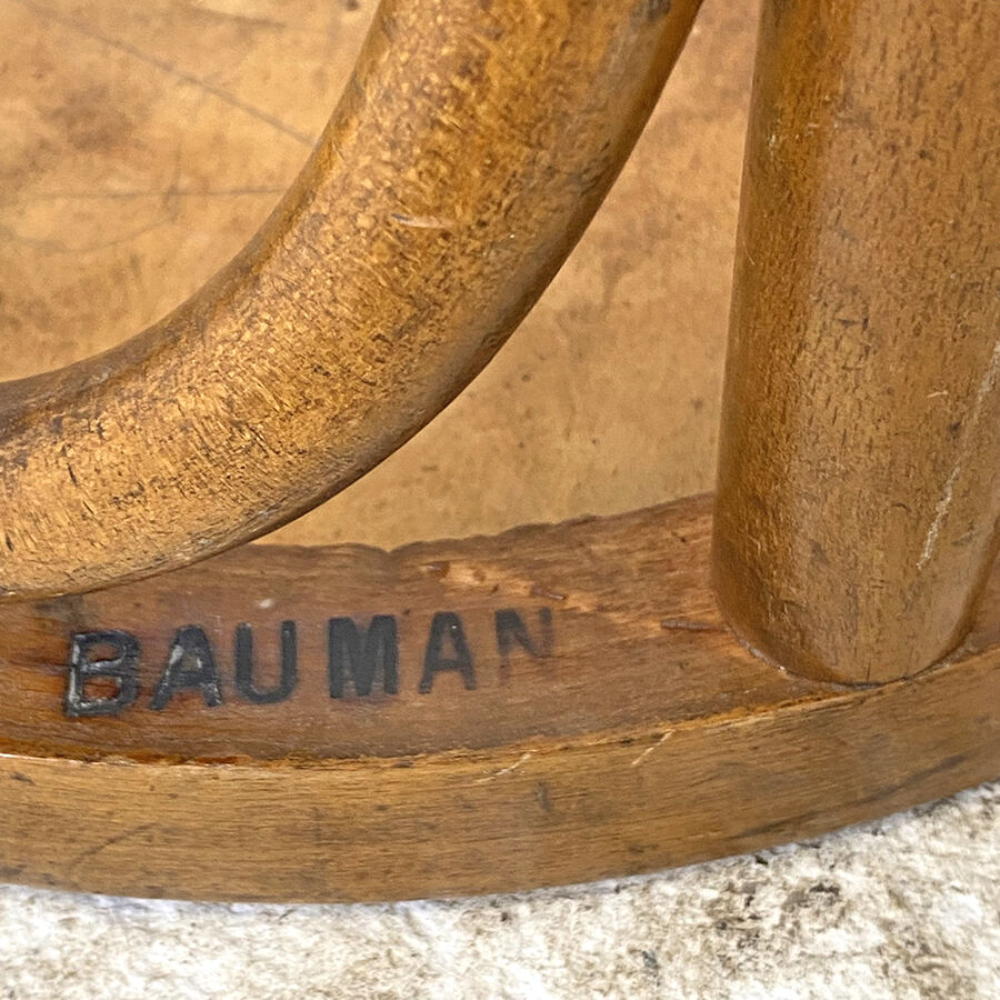 Baumann vintage bar stool 60's