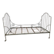 Wrought iron folding bed