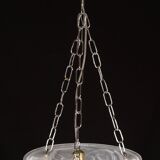 Art Deco Top Quality Pendant Light Floral decorations, Signed Degué