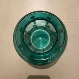 Art Deco green glass vase