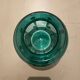 Art Deco green glass vase