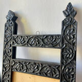 Antique Wooden Picture Frame with flower carvings 42 cm x 19 cm