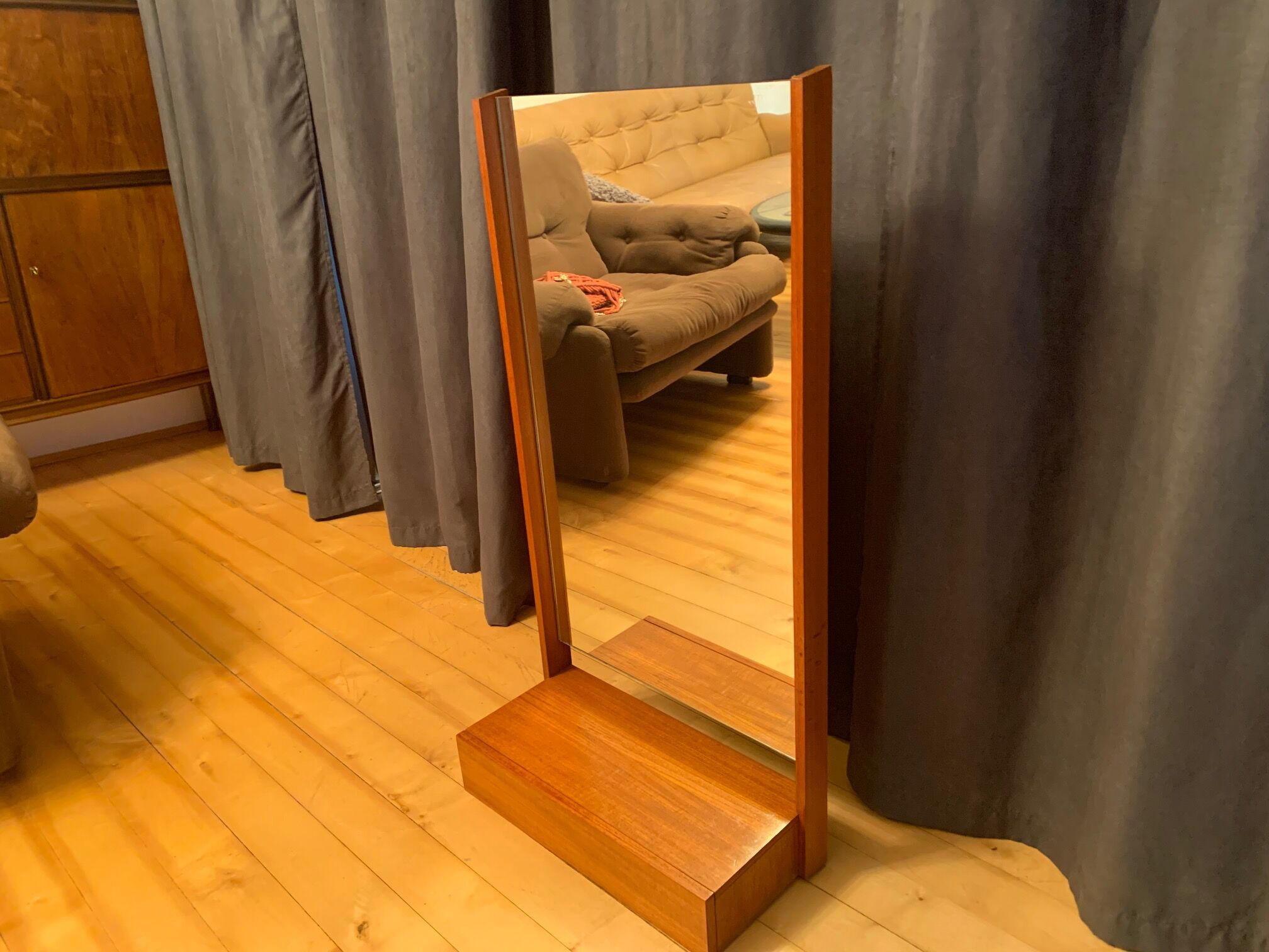Mirror, wall dressing table, 1970s