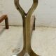 Paire de chenets bronze et fonte design 70