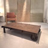 Vintage industrial coffee table, circa 1970