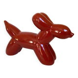 Red ceramic dog