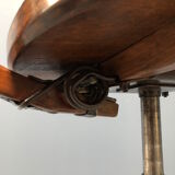 Brown beech wooden Albert Stoll atelier or desk chair from the 1920s