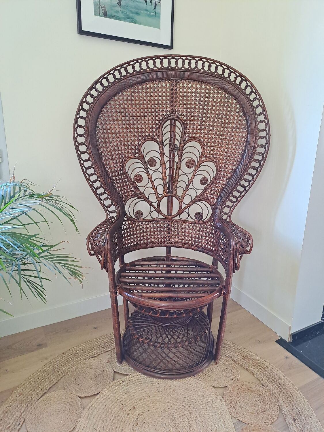 Emmanuelle rattan armchair