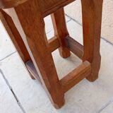 old oak stool