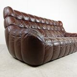 Vintage leather sofa 1970s