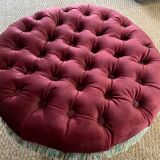 Pouf capitonné