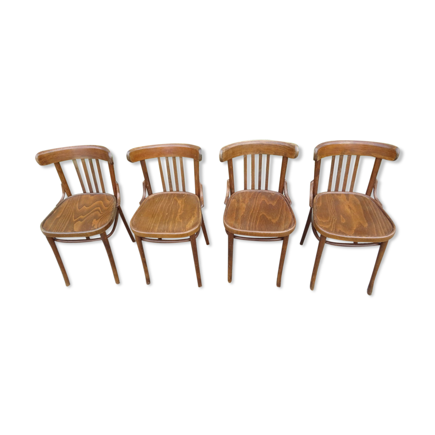 Series of 4 bistro chairs