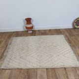 Handmade Moroccan Berber rug 155 X 124 CM