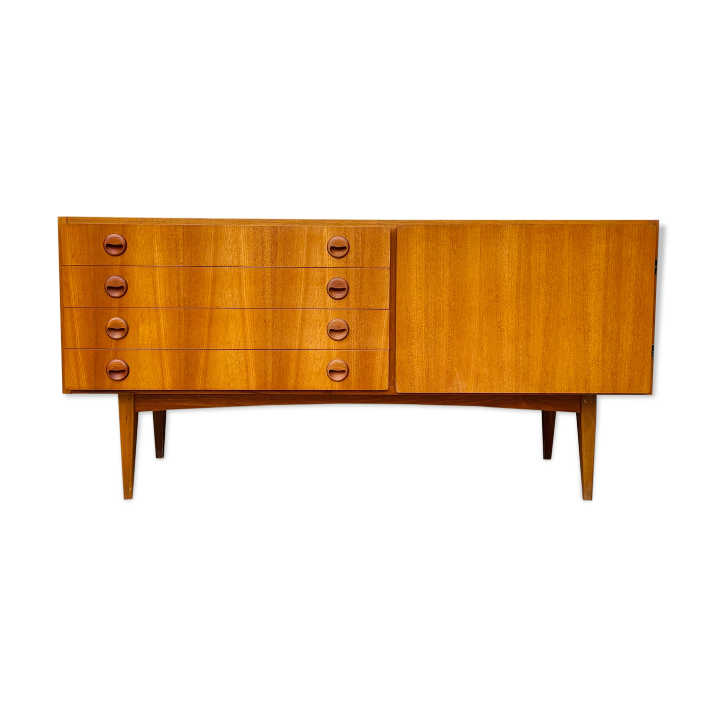 Scandinavian teak row