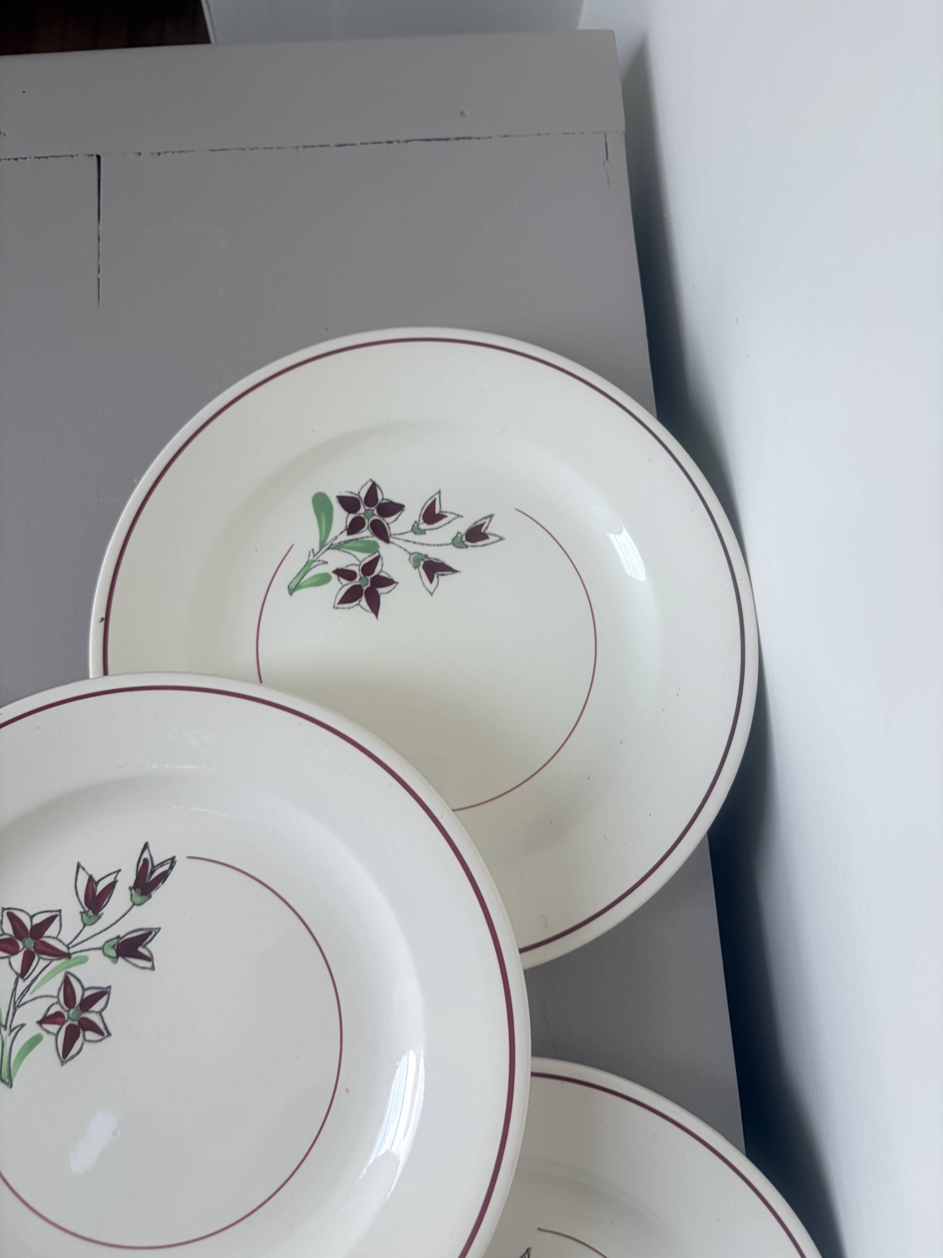 4 flat plates from Salins 210656