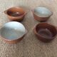 4 stoneware bowls