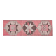 1970s Vintage Turkish Oushak Handmade Wool Cotton Pink Runner Rug 89x279