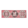 1970s Vintage Turkish Oushak Handmade Wool Cotton Pink Runner Rug 89x279