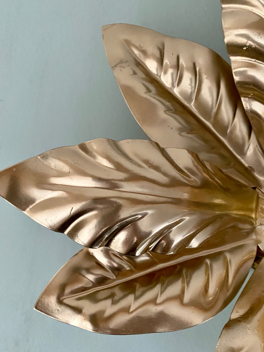 Vintage golden wall light
