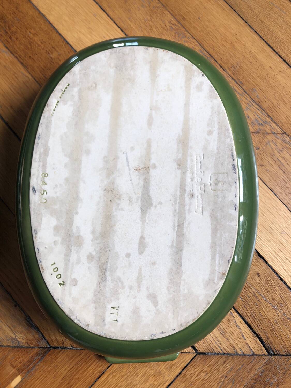 Cocotte verte vintage Émile henry