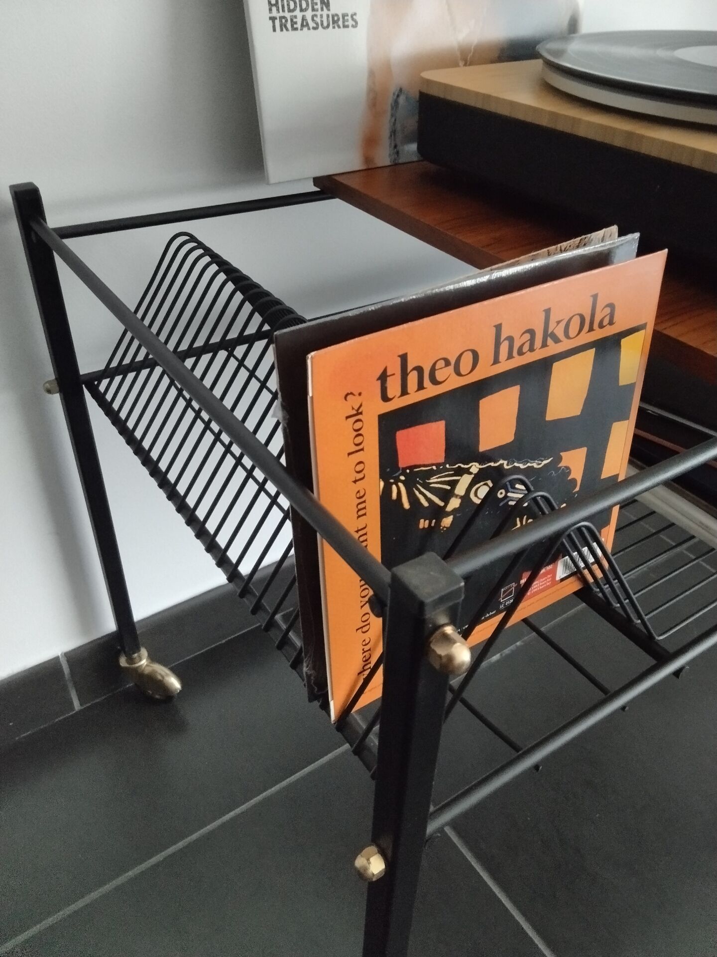Meuble vinyle vintage années 60/70