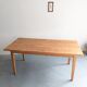 Cherry wood farmhouse table
