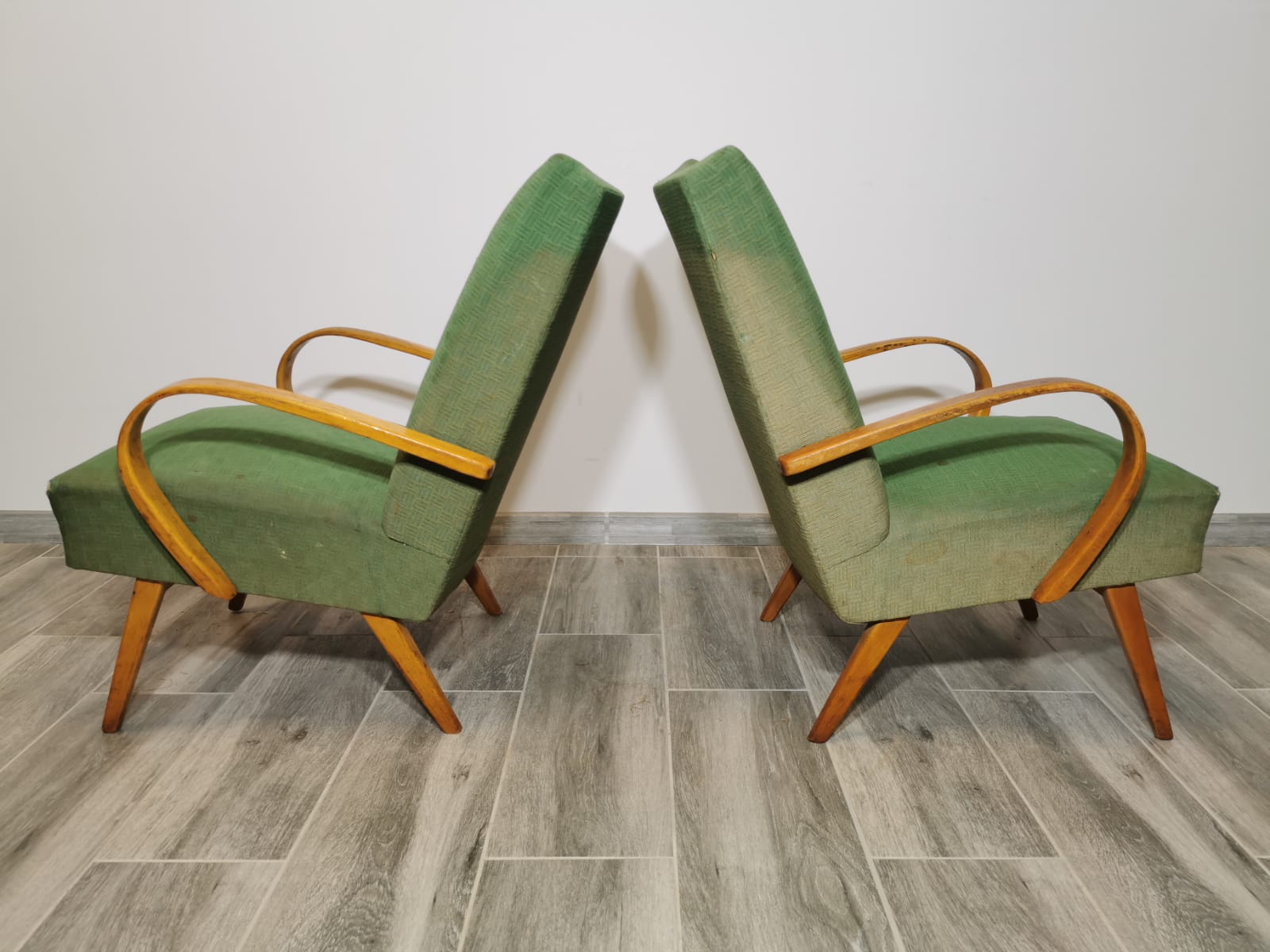 Armchairs by Jaroslav Smidek