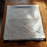 Antique sheet with embroidered initials
