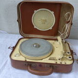 Portable record player Teppaz Presence vintage 1955