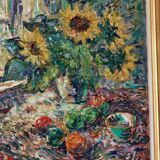 Still life with sunflowers by Gustaf Sjöö