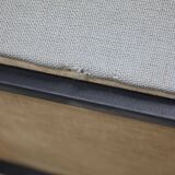 Mid-century Bauhaus Style Easy Chairs in Grey Fabric