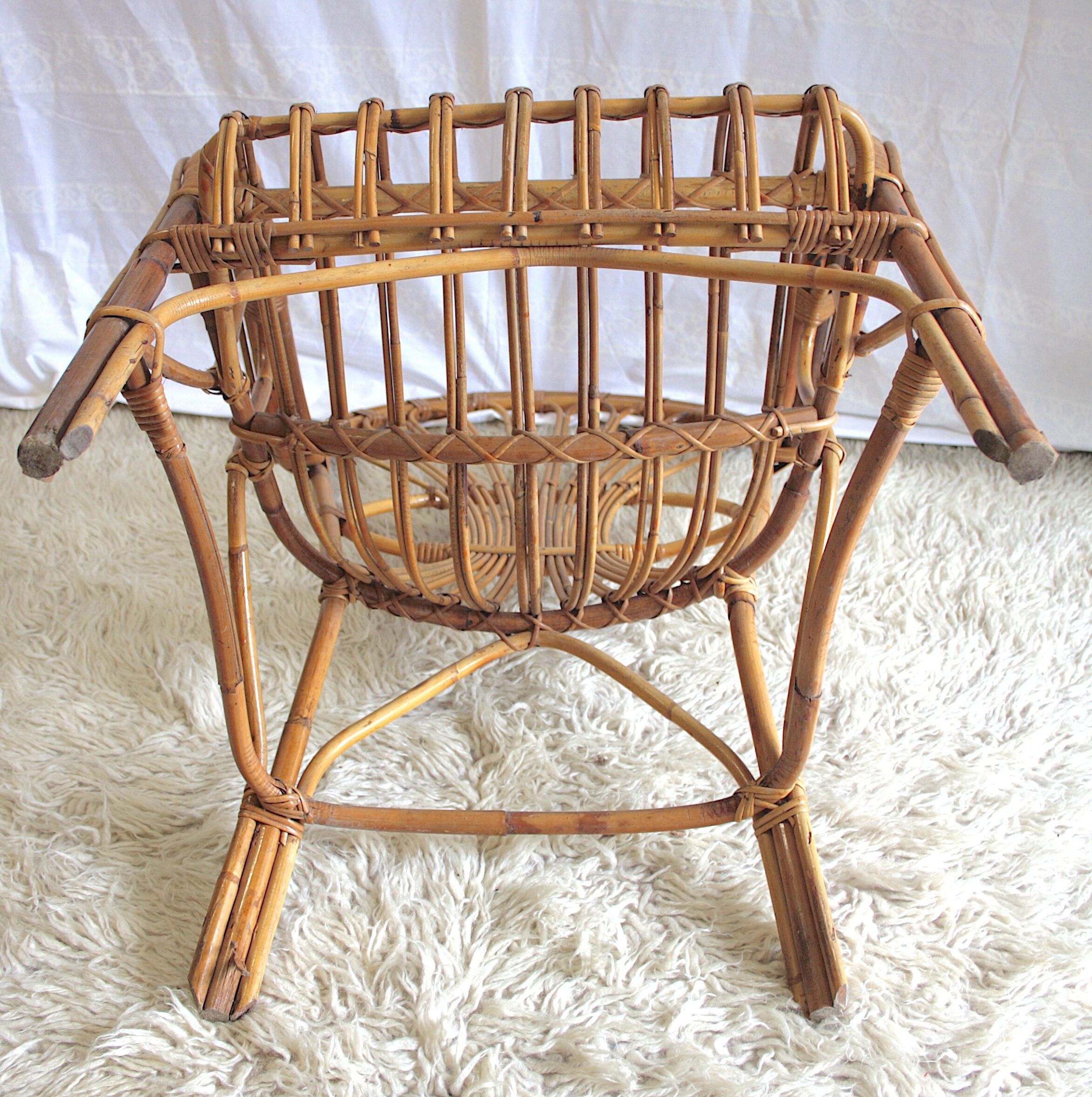 Armchair 60s rattan
